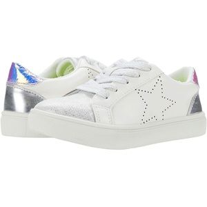 Steve Madden Girls JRYLEE White Sneakers, size 3